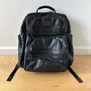 Tumi T-Pass Alpha 2 Brief Pack (Black Leather)